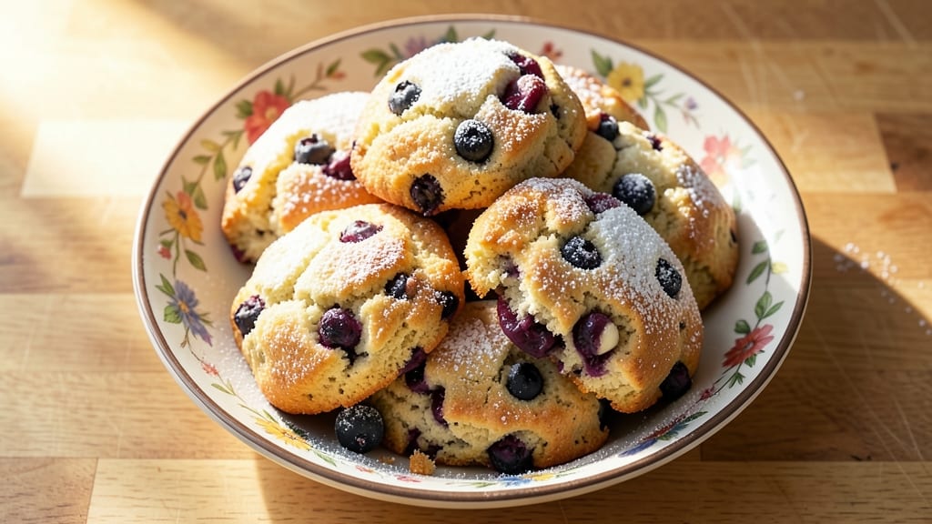 Blueberry White Chocolate Scones Bakers Delight Recipe: Flaky Layers With Juicy Berries and Melty Chunks