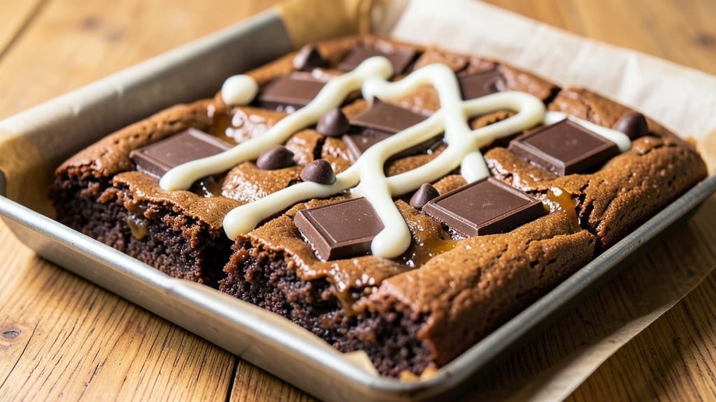 Betty Crocker Chocolate Fudge Brownie Mix Recipe: Fudgy Cracks and Rich Ganache Swirls