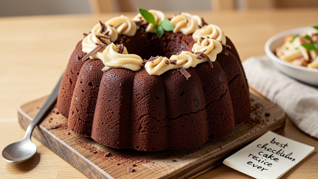 Best Chocolate Bundt Cake Recipe Ever: Triple-Layered Fudge and Vanilla Swirls