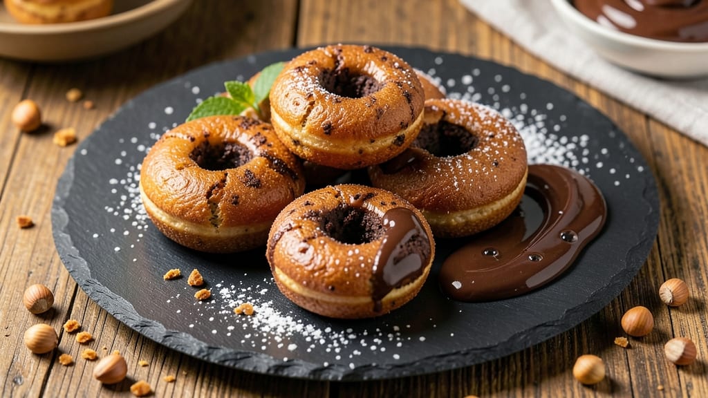 Baked Chocolate Donut Holes Recipe: Warm Spiced Glaze and Crunchy Edges