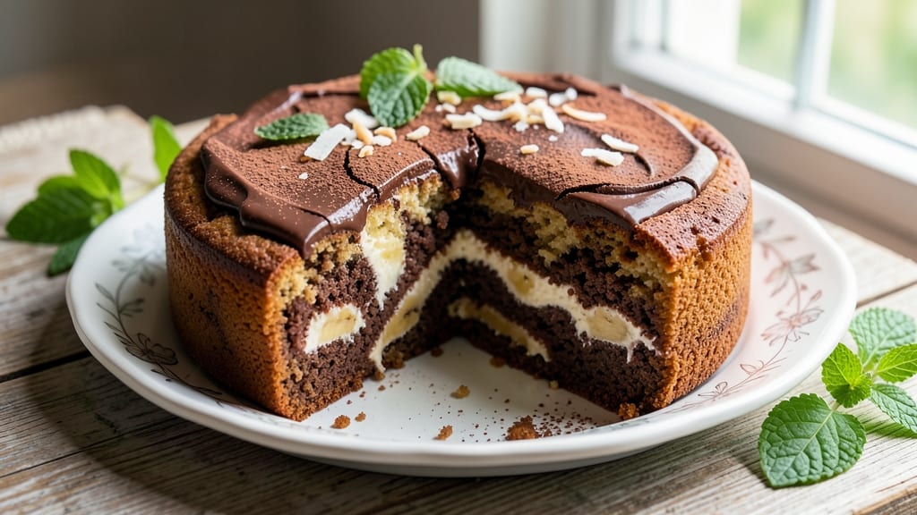 Banana Chocolate Marble Cake Recipe: Swirled Vanilla and Fudgy Layers in One Bite