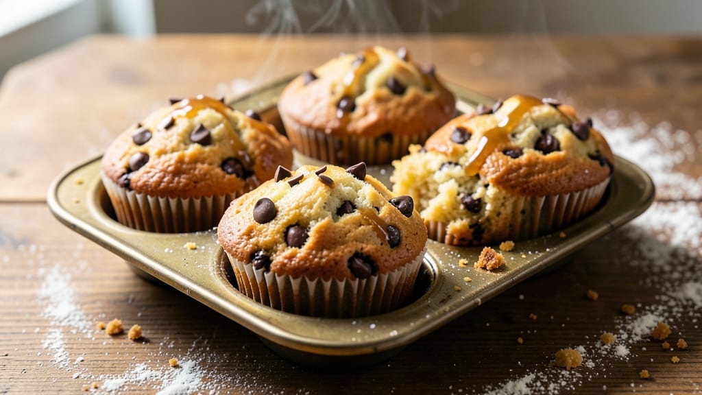 Breakfast Chocolate Chip Muffins Recipe: Buttermilk Lightness With Hidden Chocolate Chunks