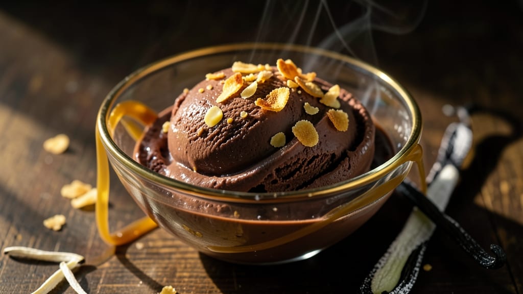 Blue Bell Dutch Chocolate Ice Cream Recipe: Vanilla Bean Base With Caramelized Chocolate Chunks