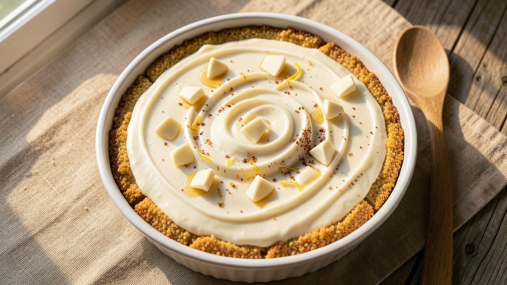 Basic White Chocolate Cheesecake Recipe: Silky Smooth Swirls With No Cracks