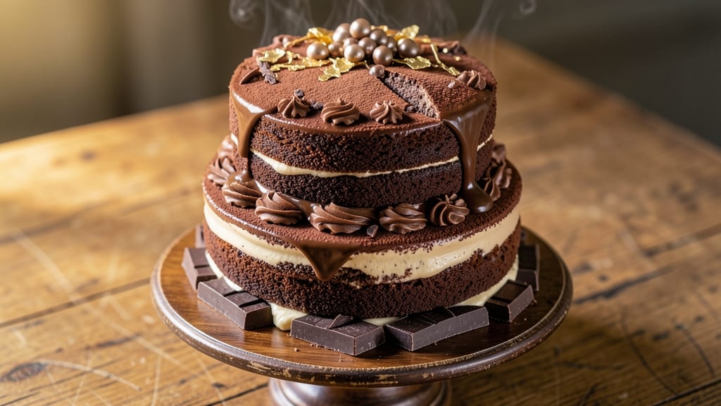 Big Chocolate Birthday Cake Recipe: Triple-Layered Height With Decadent Frosting