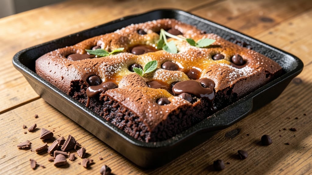Brownie Recipe With Semi-Sweet Chocolate Chips: Fudgy Cracks and Melty Chips in Every Bite