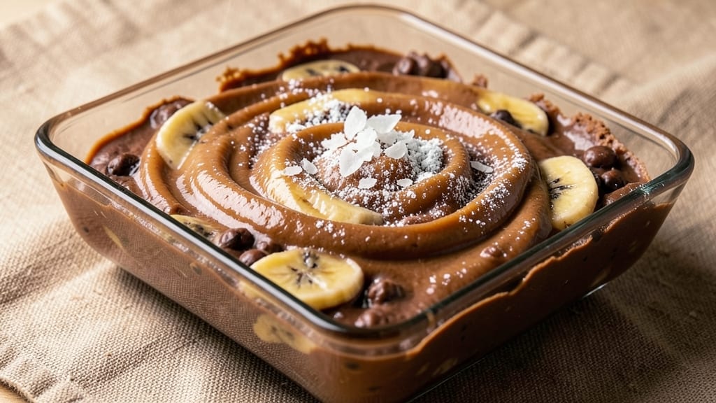 Banana Chocolate Fudge Recipe: No-Bake Fudgy Bars With Silky Swirls