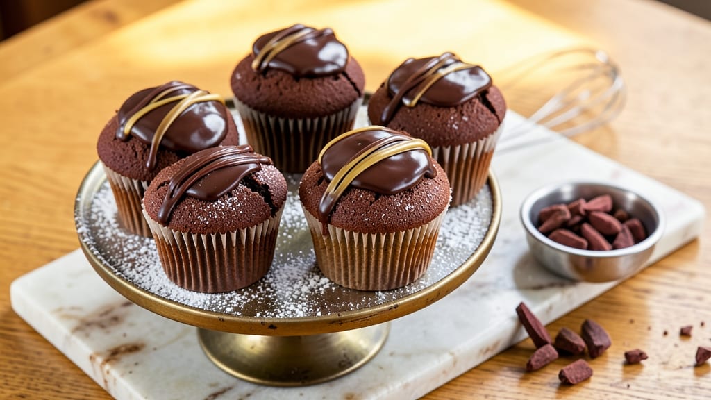 Belgian Chocolate Cupcakes Recipe: Deep Cocoa Crunch With Silky Ganache Drizzle