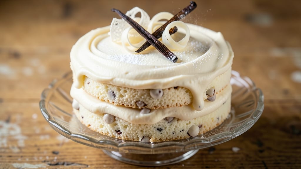 Basic White Chocolate Cake Recipe: Light and Airy with Vanilla Bean Infusion
