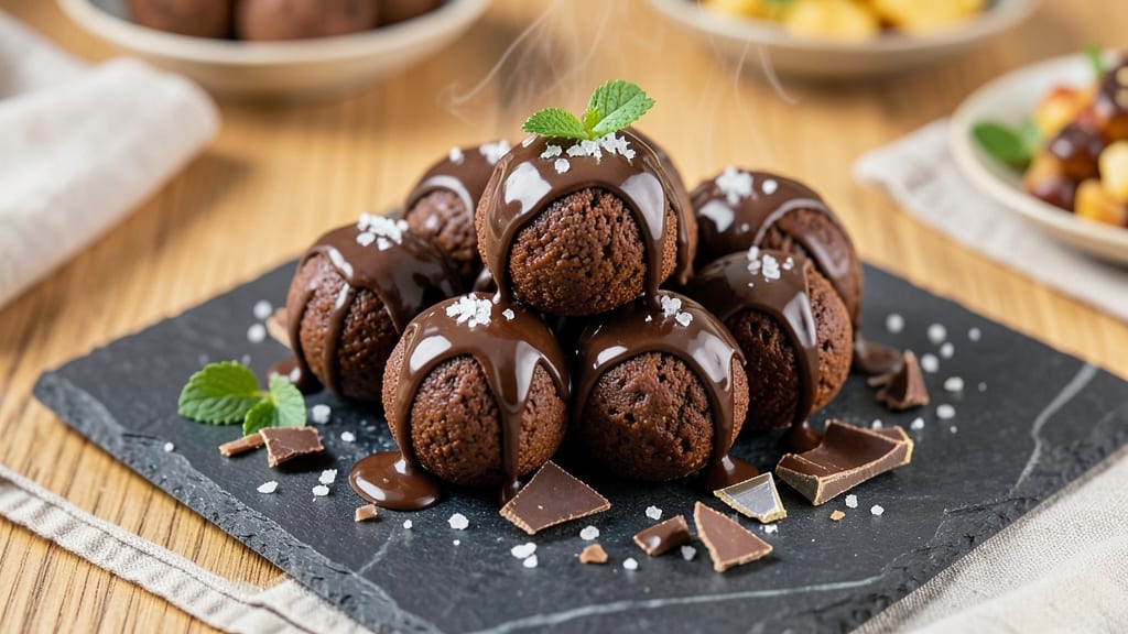 Brownie Balls Dipped in Chocolate Recipe: Crispy Shells and Molten Hearts