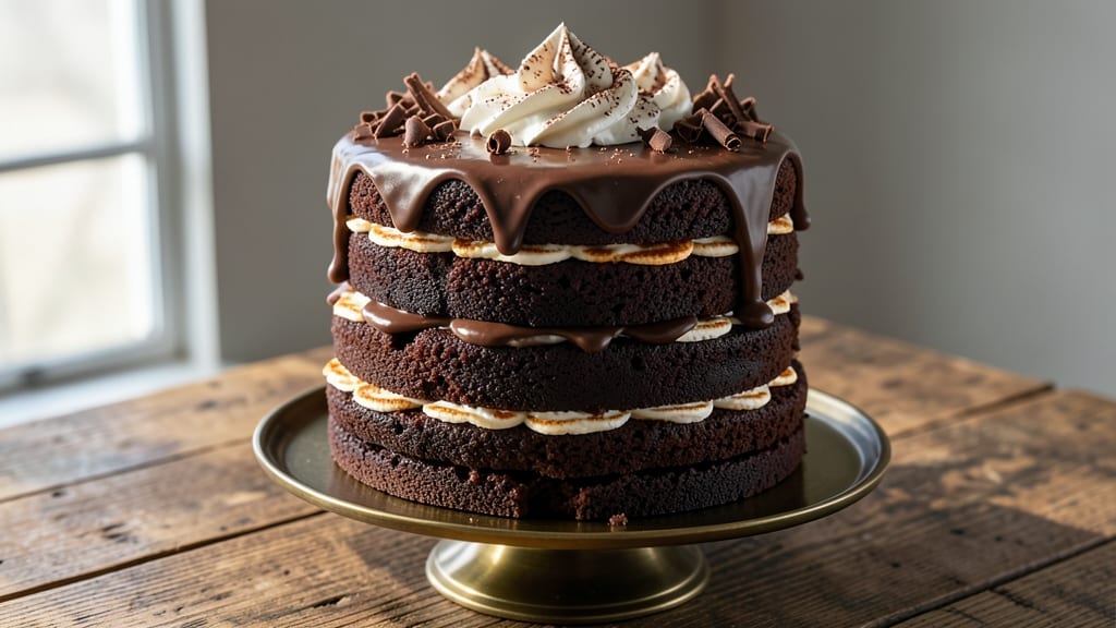 Big Mountain Chocolate Fudge Cake Recipe: Mountain-Scale Richness in One Pan