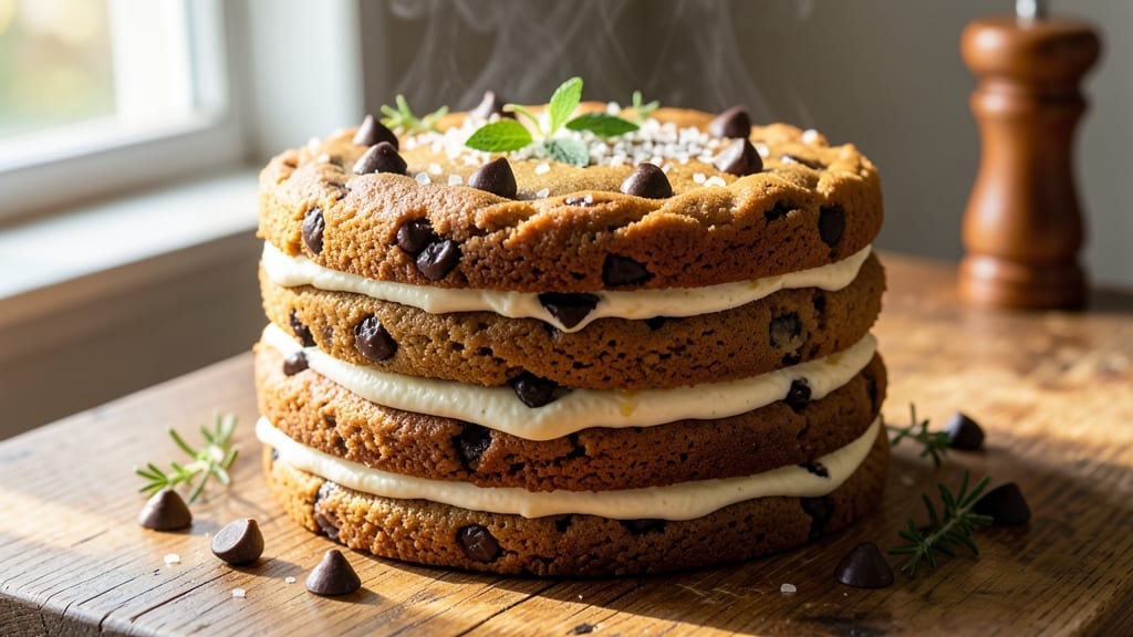 Chewy Chocolate Chip Cookie Cake Recipe: Towering Layers of Crunch and Gooey Magic
