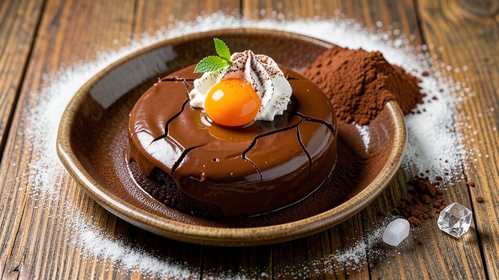 Butter Chocolate Recipe With Cocoa Powder: Molten Cocoa Rivers and Crispy Edges