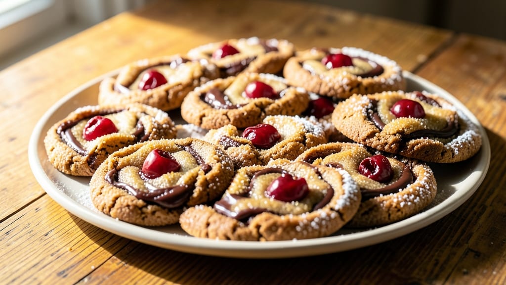 Cherry Chocolate Kiss Cookie Recipe: Tart Cherries and Melty Chocolate in One Bite