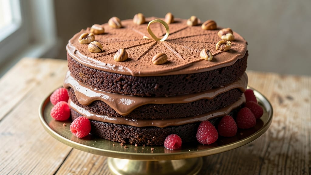 Bakery-Style Chocolate Cake Recipe: Triple-Layered Height With Fudgy Swirls