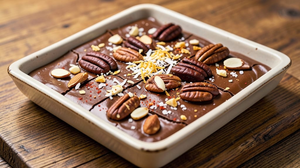 Bakers Chocolate Bark Recipe: Crunchy Nut Clusters and Melty Cocoa Rivers