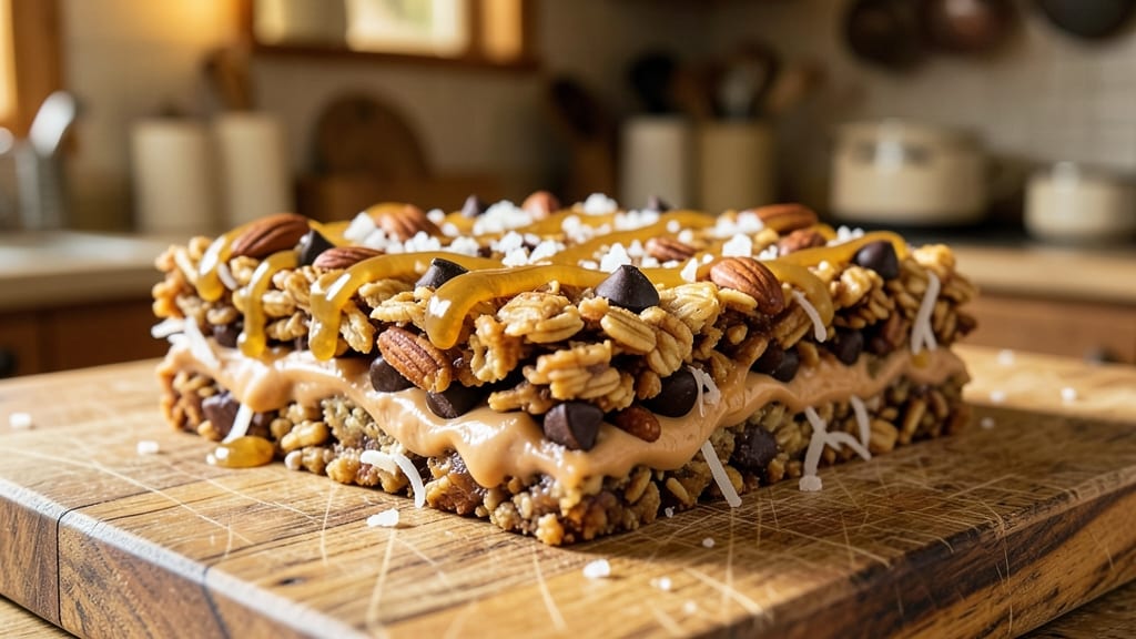 Chewy Chocolate Granola Bars Recipe: Crunchy Oats and Fudgy Chocolate Fusion