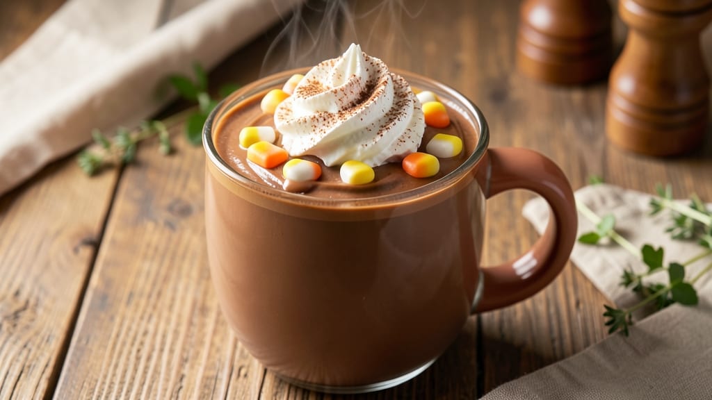 Candy Corn Hot Chocolate Recipe: Spiced Sugar Swirls and Creamy Depth