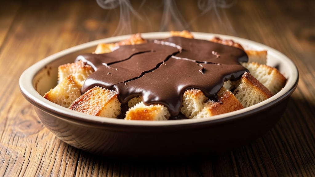 Carrabba's Chocolate Bread Pudding Recipe: Warm Vanilla-Infused Crust Meets Fudgy Core