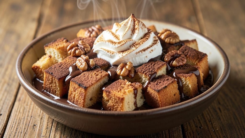 Carmine's Chocolate Bread Pudding Recipe: Deep Cocoa Crunch With Vanilla-Infused Layers