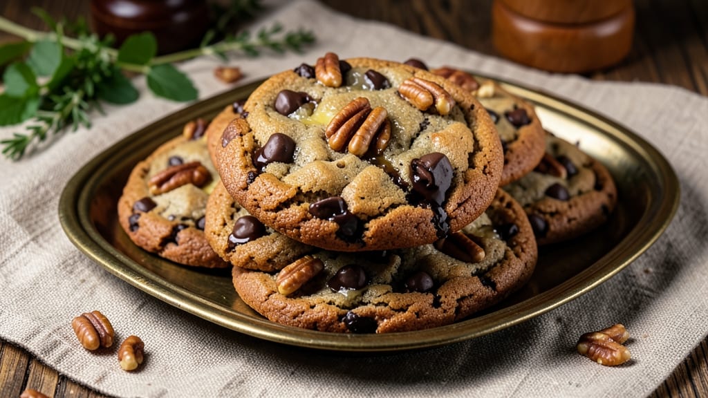 Chewy Chocolate Chip Pecan Cookies Recipe: Double-Baked Crunch With Pecan-Packed Centers